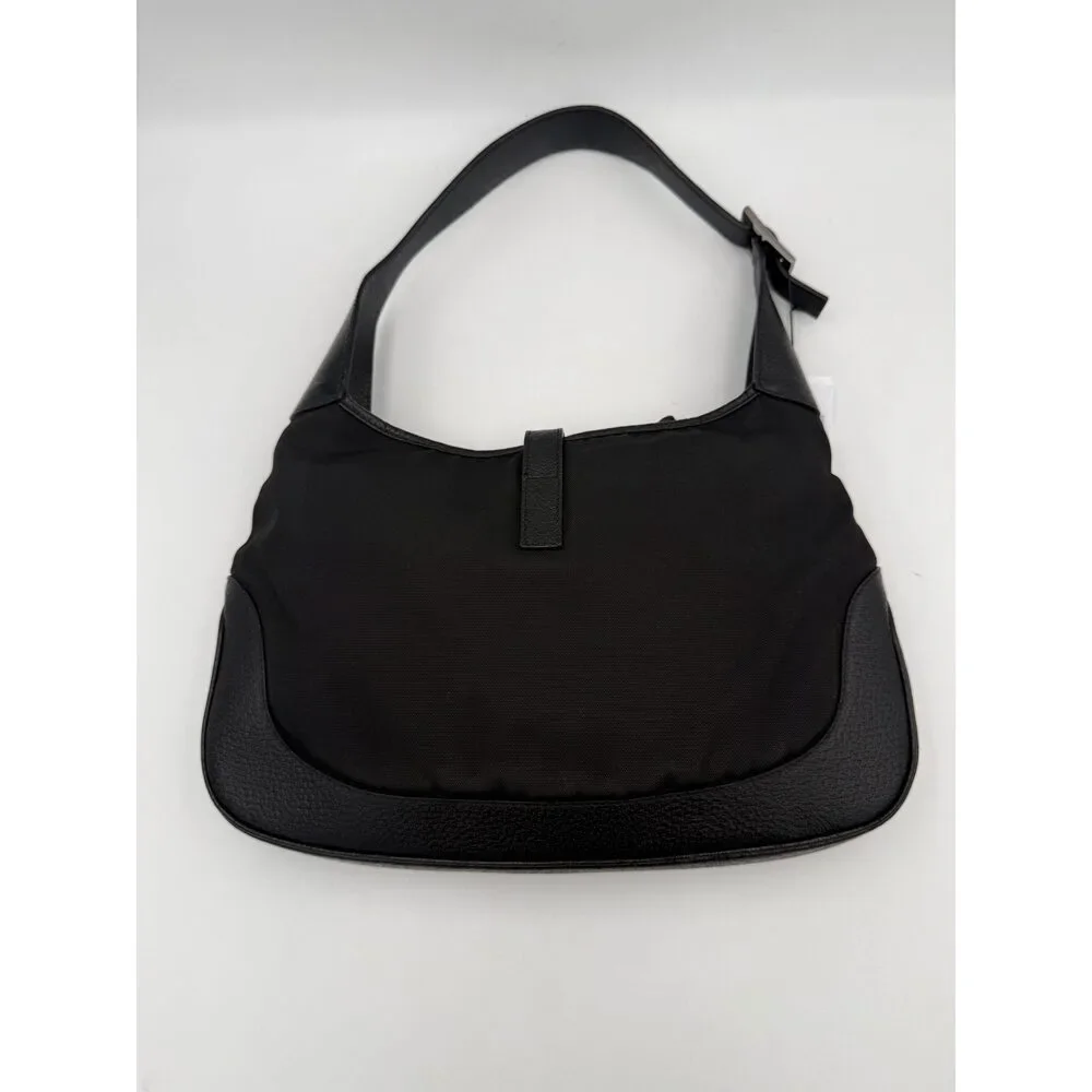 Gucci GUCCI JACKIE Leather and Canvas Handbag